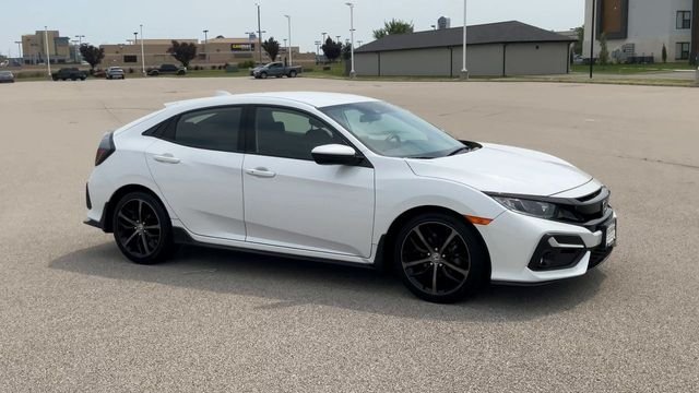 Used 2021 Platinum White Pearl Honda Sport image 2