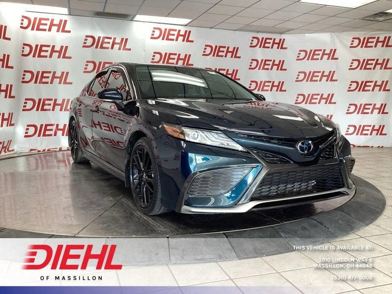 Used 2021 Blue Toyota XSE image 1