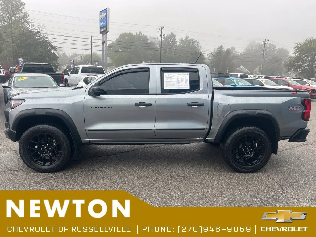 Used 2023 STERLING GRAY METALLIC Chevrolet 4WD Trail Boss image 35