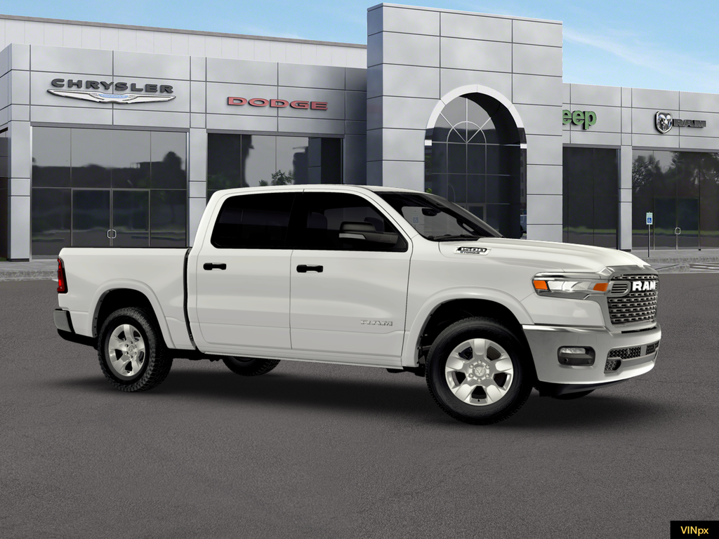 New 2026 Bright White Clear-Coat Exterior Paint RAM Big Horn/Lone Star image 5