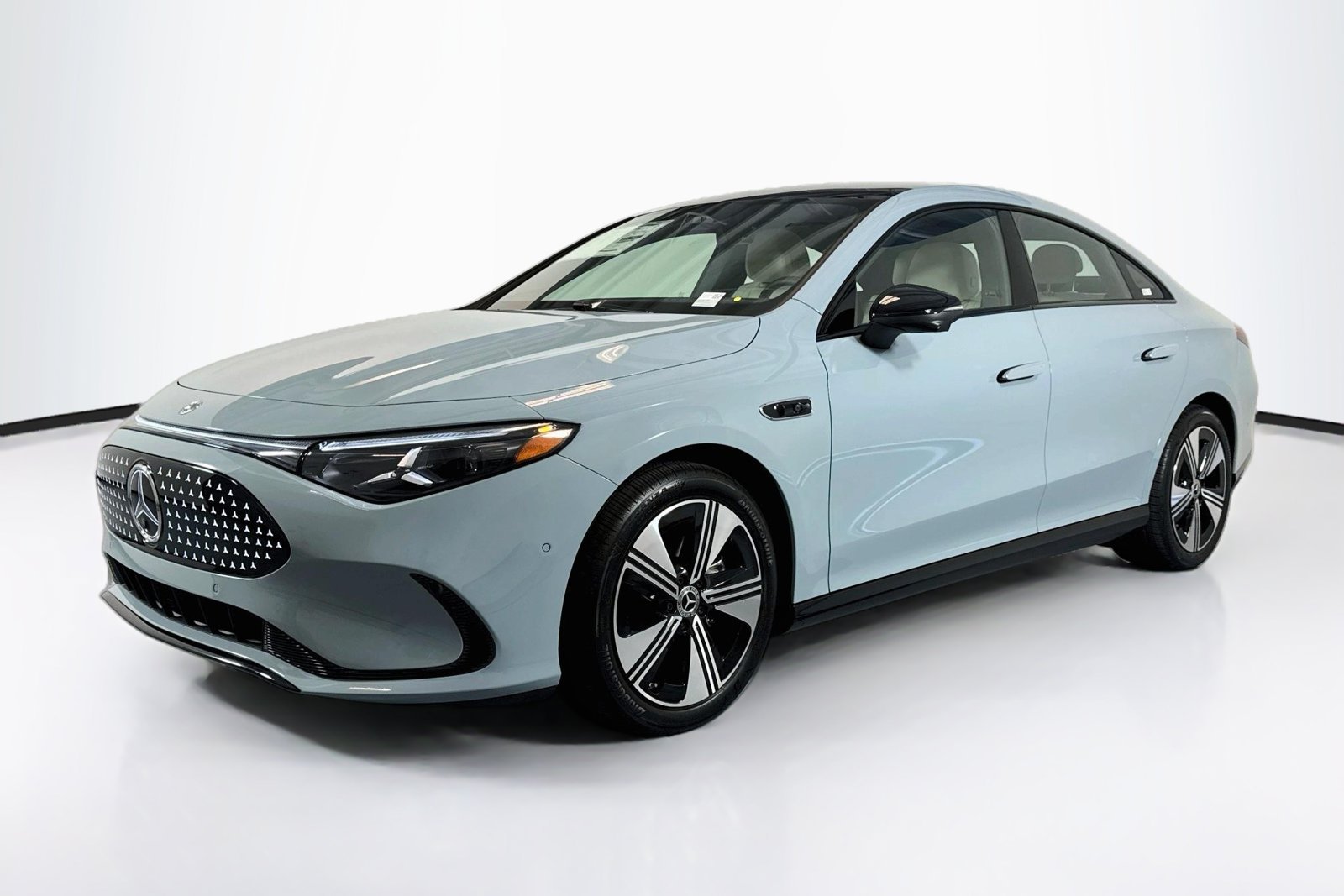 New 2027 Liquid Crystal Green Mercedes-Benz CLA 250+ Electric image 1