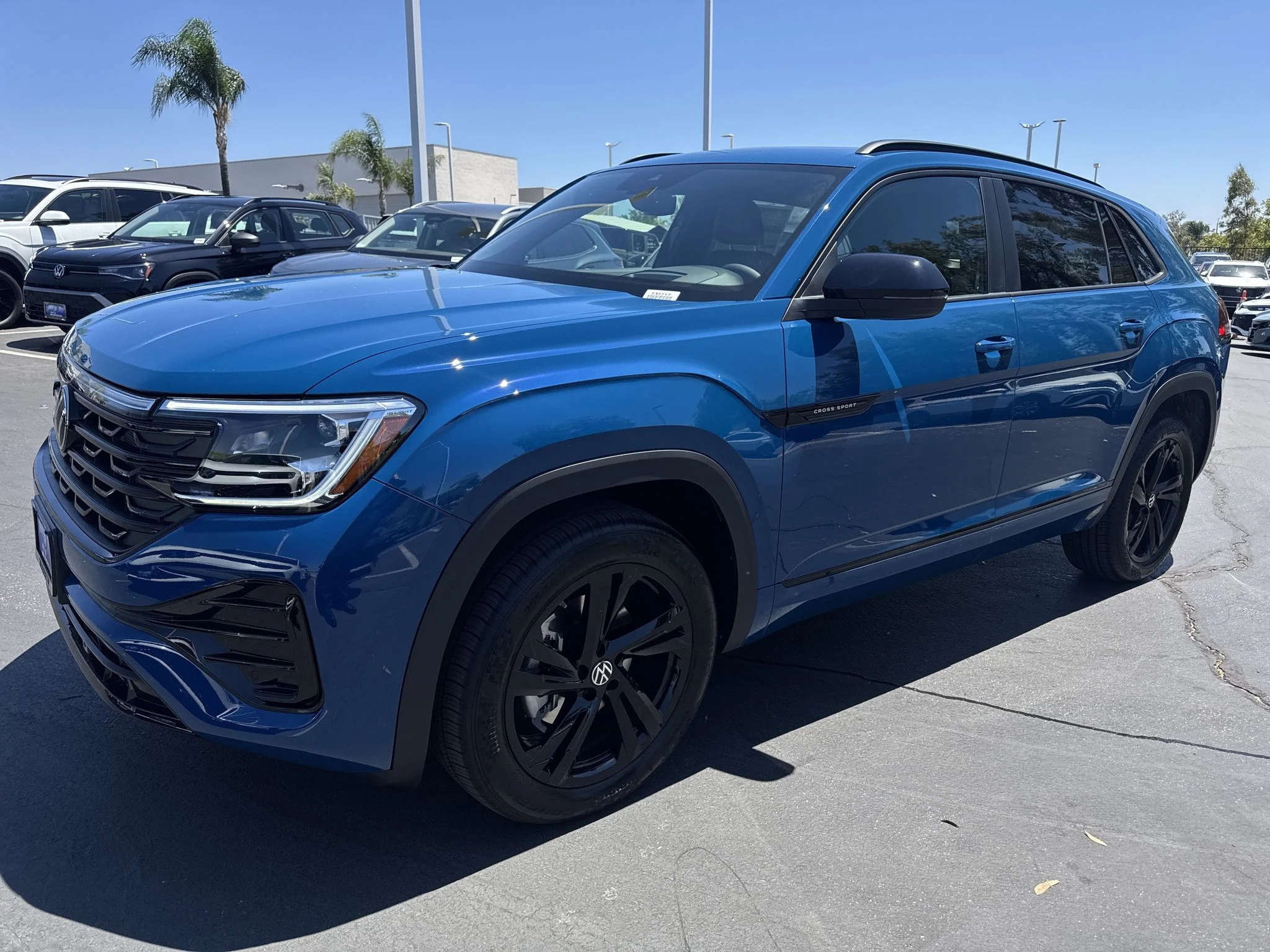 New 2026 Mountain Lake Blue Metallic Volkswagen 2.0T SEL R-Line Black image 3