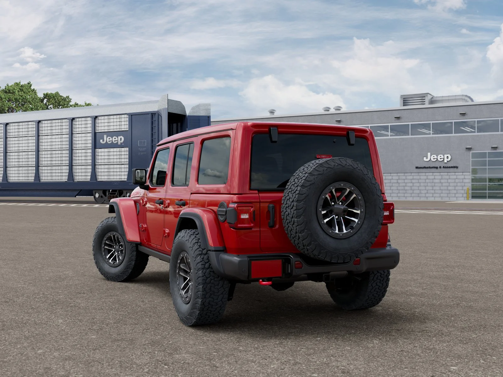 New 2027 Firecracker Red Clear-Coat Paint Jeep Rubicon X image 29