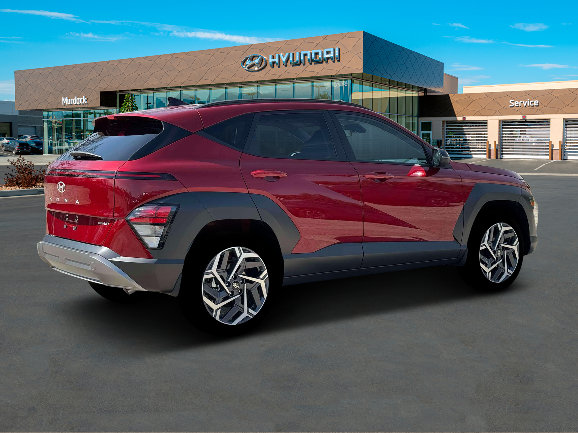 New 2026 Ultimate Red Metallic Hyundai SEL Premium AWD image 8