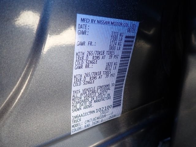 Used 2024 Gray Nissan SV image 19