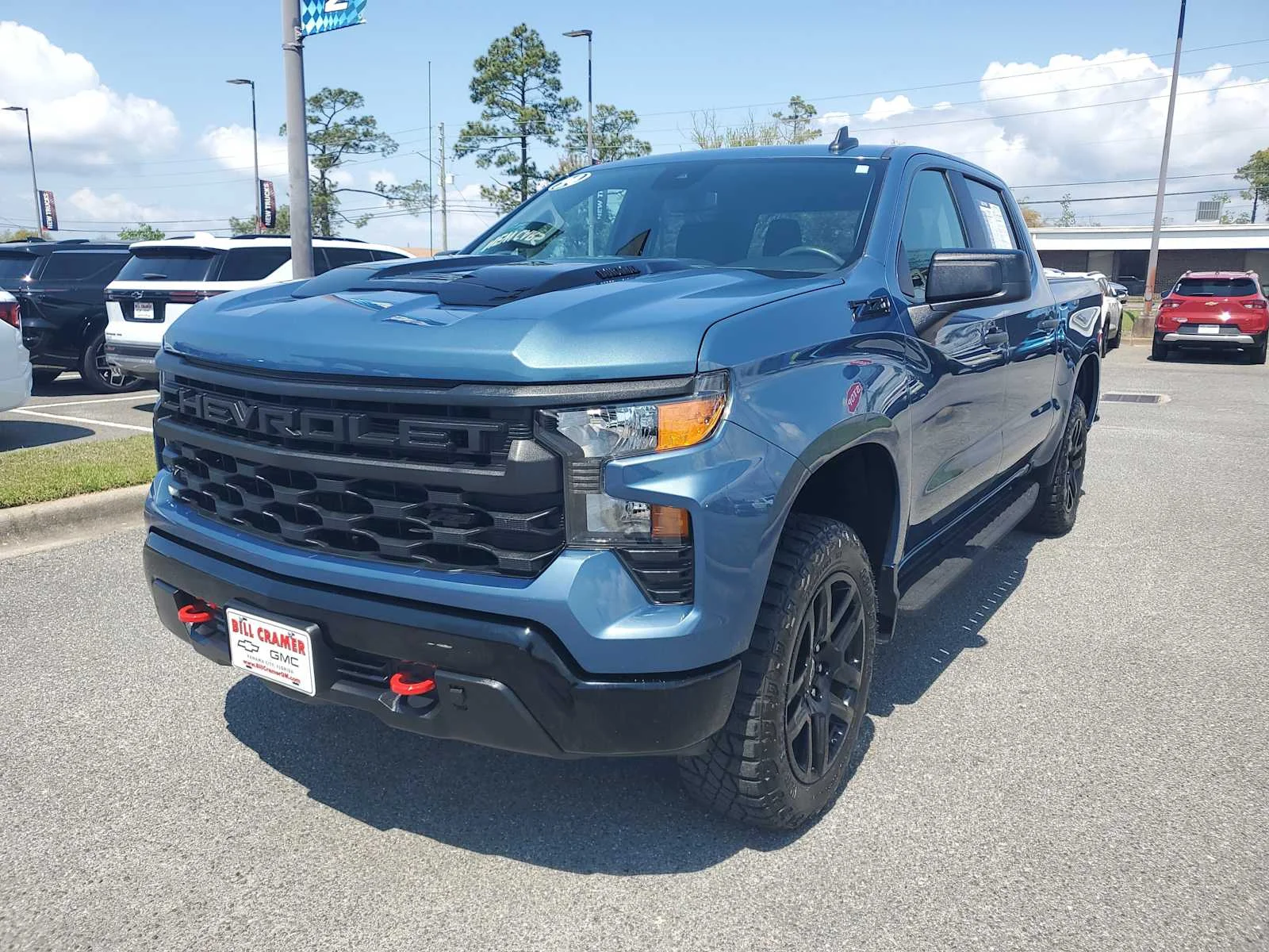 Used 2024 Lakeshore Blue Metallic Chevrolet Custom Trail Boss image 1