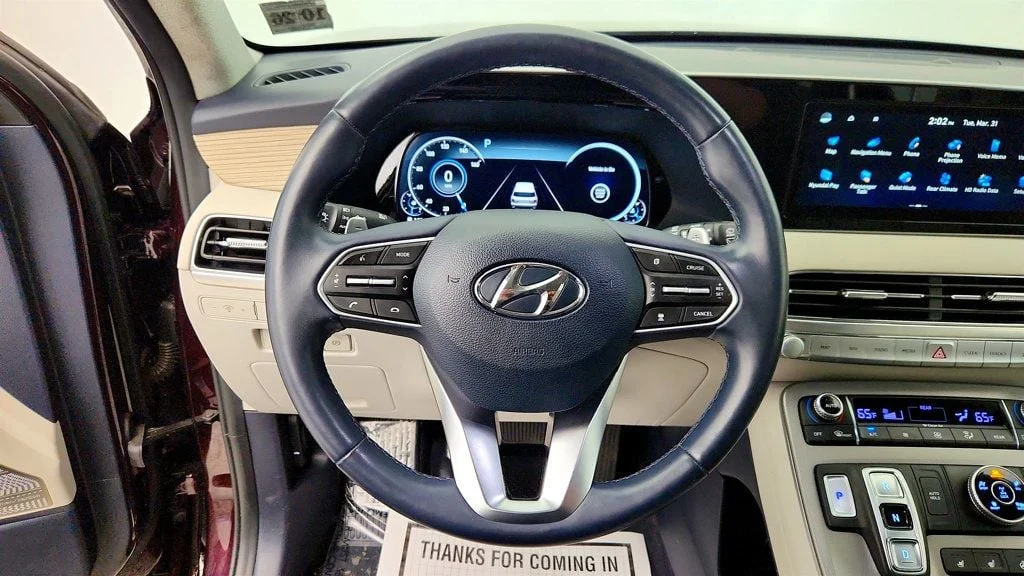 Used 2022 Sierra Burgundy Hyundai Limited AWD image 14