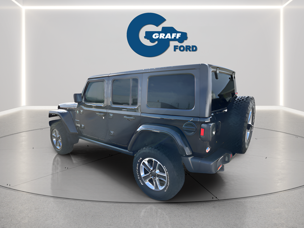 Used 2018 Black Jeep Unlimited Sahara image 7