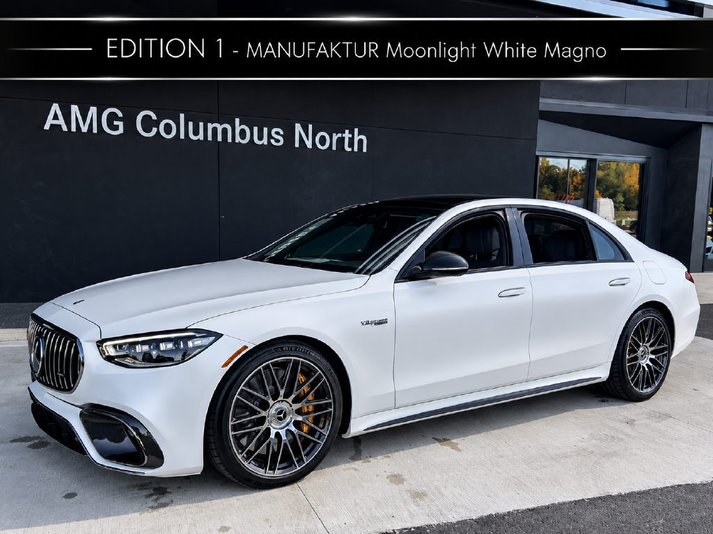 Certified Used 2024 White Mercedes-Benz S 63 E AMG® image 1