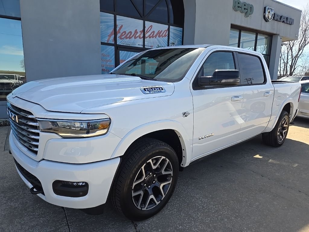 New 2026 Bright White Clear-Coat Exterior Paint RAM Laramie image 2