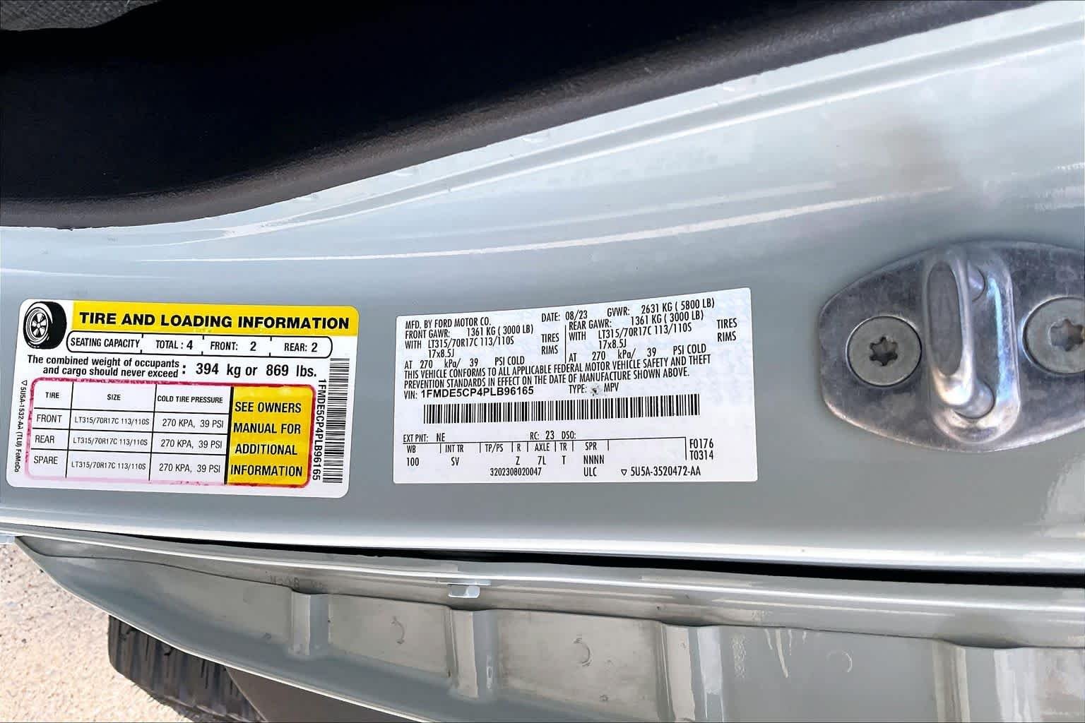 Used 2023 Cactus Gray Ford Black Diamond image 34