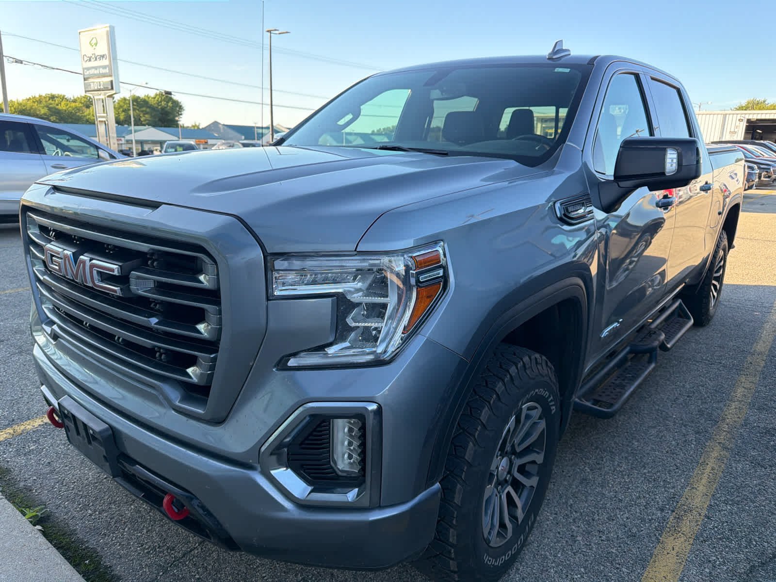 Used 2022 SATIN STEEL METALLIC GMC AT4 image 1