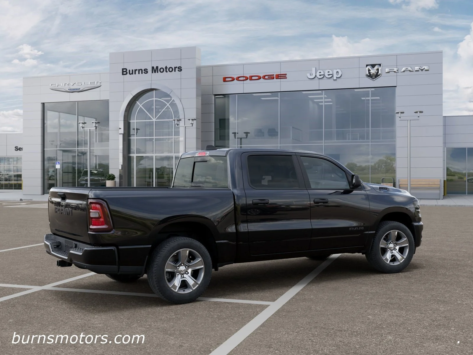 New 2026 Diamond Black Crystal Pearl-Coat Exterior Paint RAM Express image 4