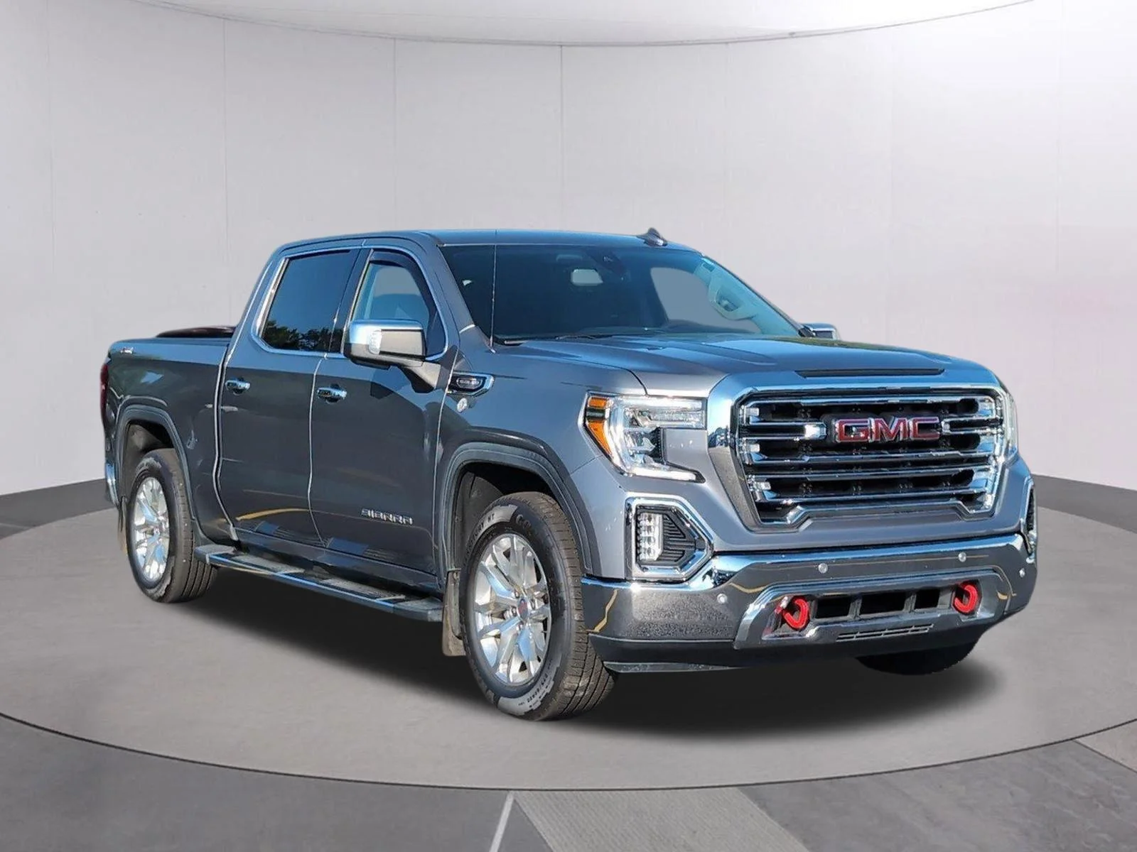 Used 2019 SATIN STEEL METALLIC GMC SLT image 6