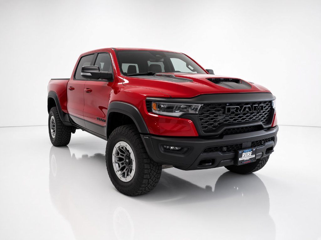 New 2026 Molten Red Pearl-Coat Exterior Paint RAM RHO image 5
