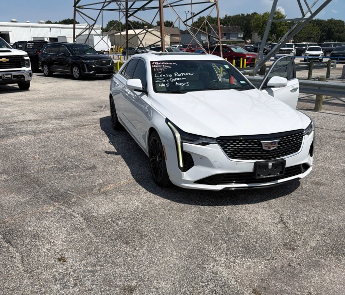 Used 2024 White Cadillac Premium Luxury image 2