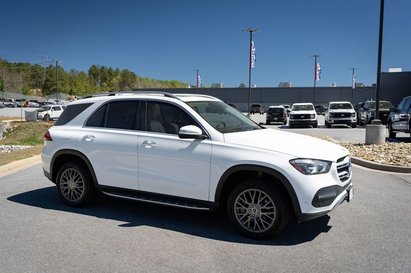 Used 2021 White Mercedes-Benz GLE 350 image 12