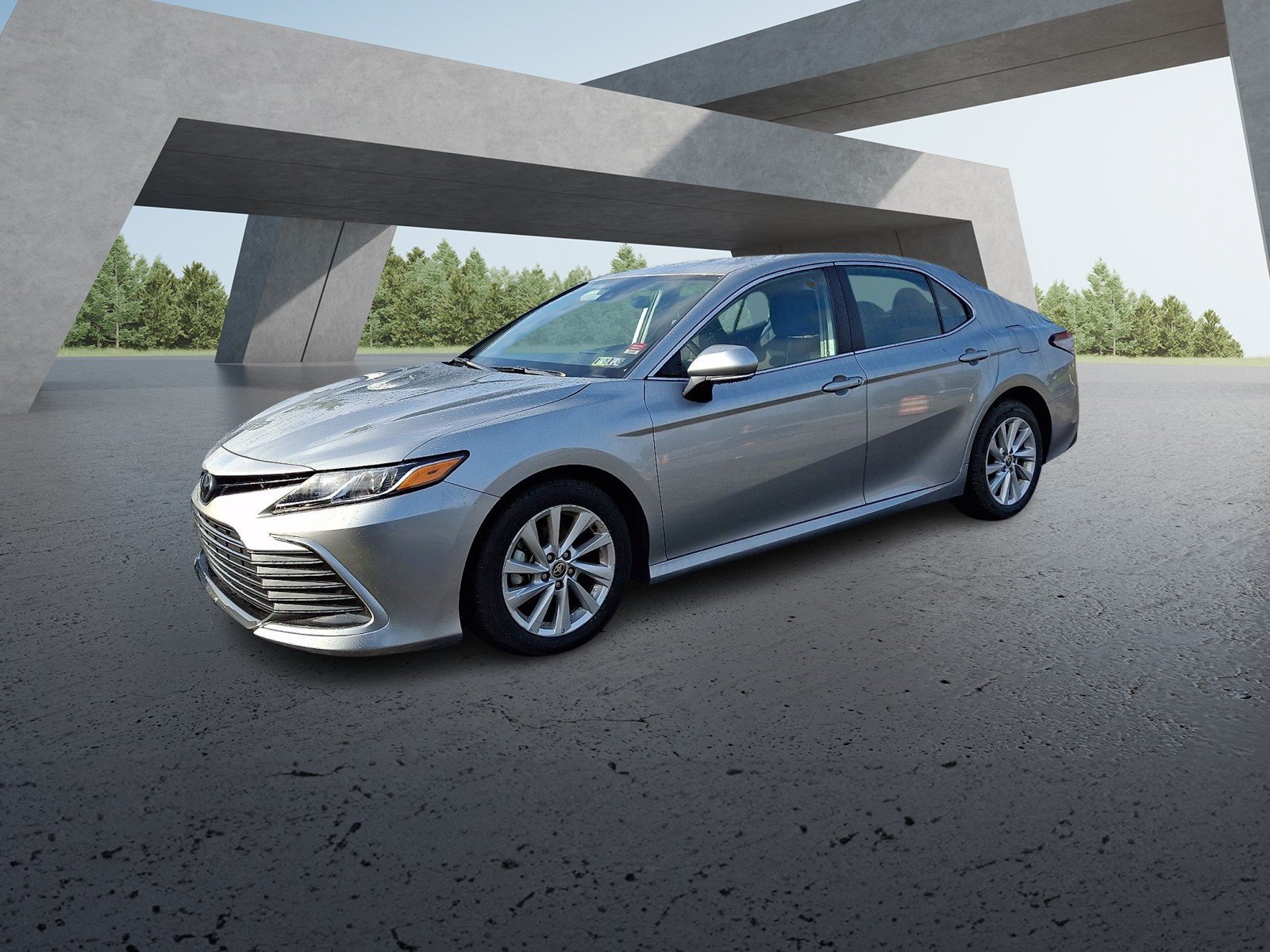 Used 2024 Silver Toyota LE image 1