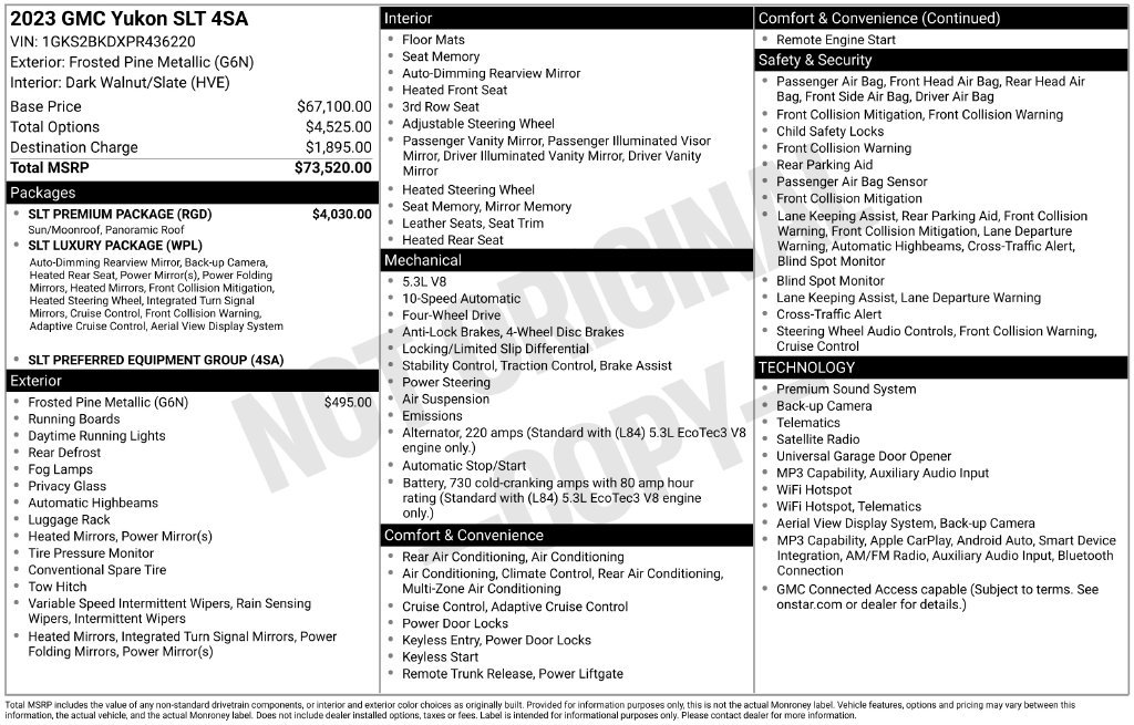 Used 2023 Green GMC SLT image 23