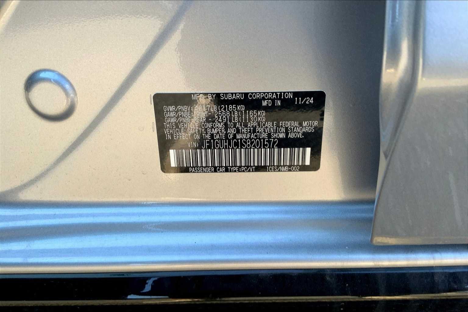 Used 2025 Ice Silver Metallic Subaru RS image 16