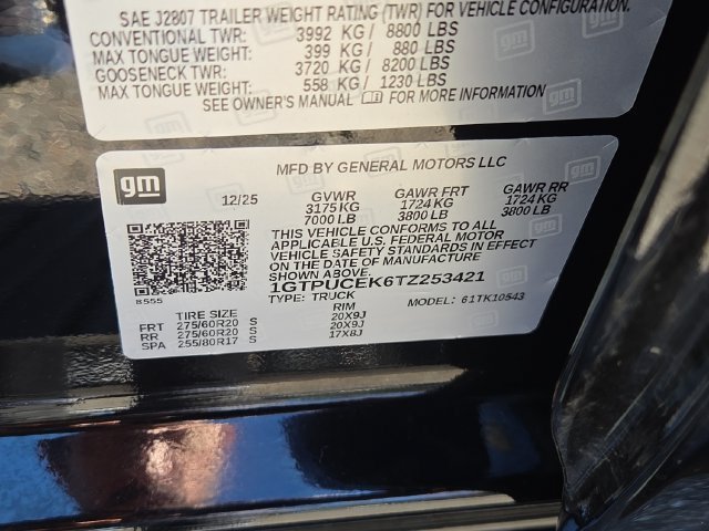 Used 2026 Onyx Black GMC Elevation image 8