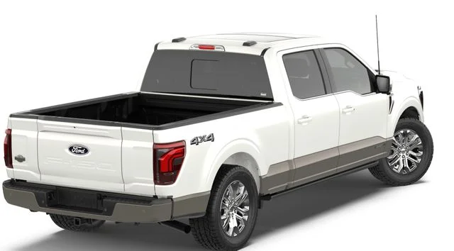 New 2026 Star White Metallic Tri-Coat Ford King Ranch image 3