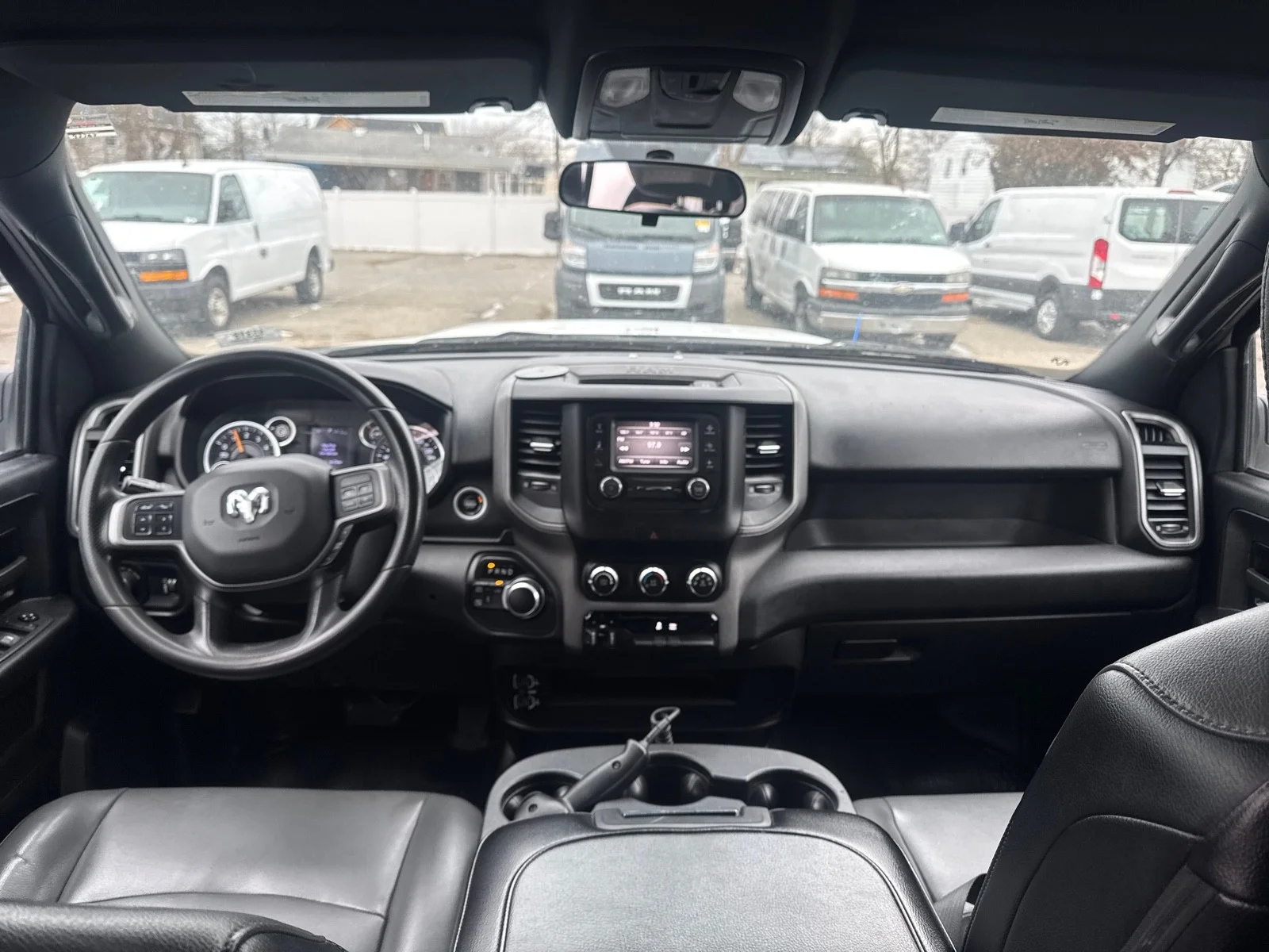 Used 2022 Bright White Clearcoat Ram Tradesman 4X4 CREW CAB 6