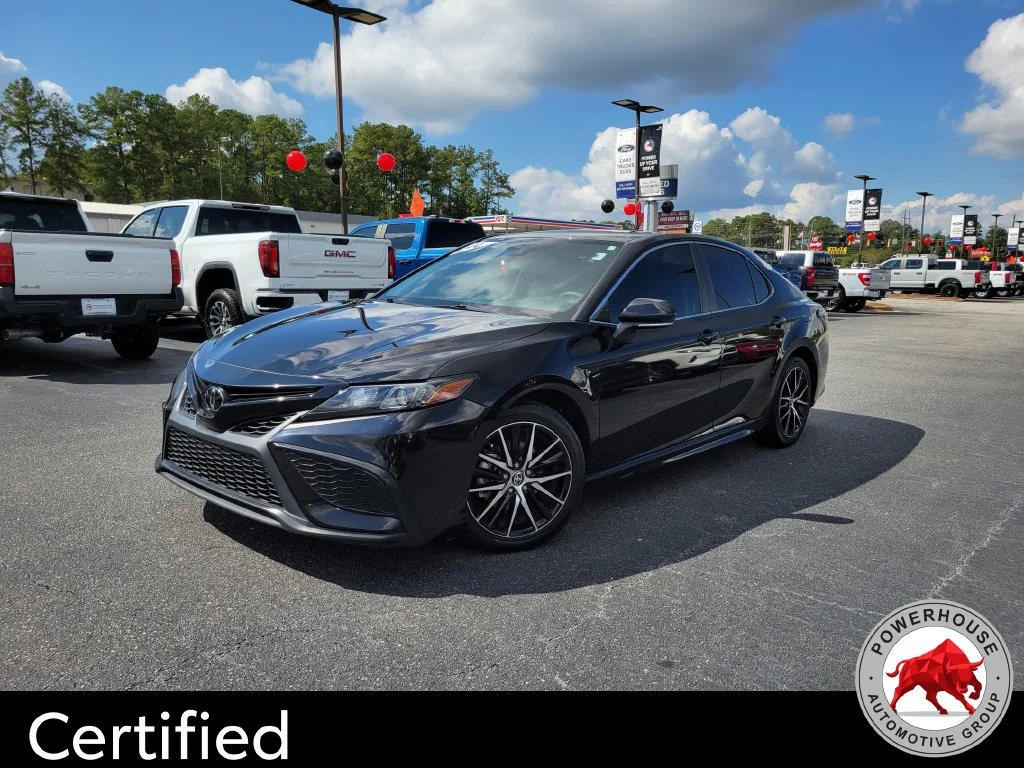 Used 2024 Black Toyota SE image 2