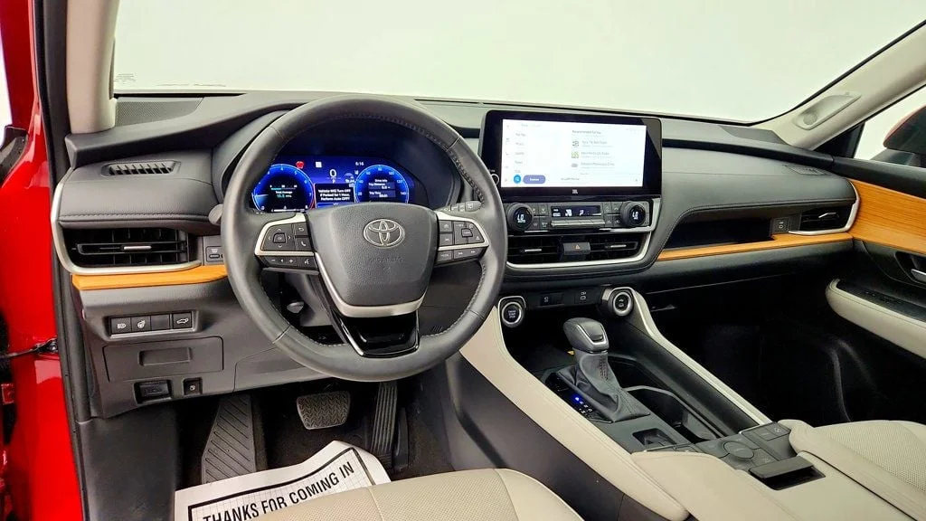 Used 2024 Ruby Flare Pearl Toyota Hybrid Limited AWD w/ Panoramic View Camera image 12