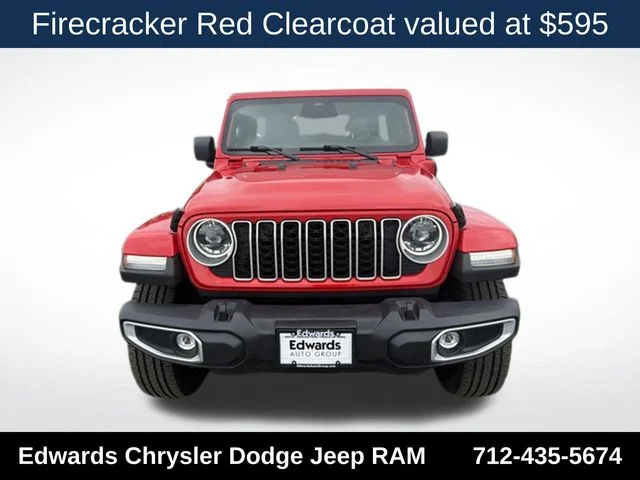 Used 2025 Red Jeep Sahara 4xe image 2