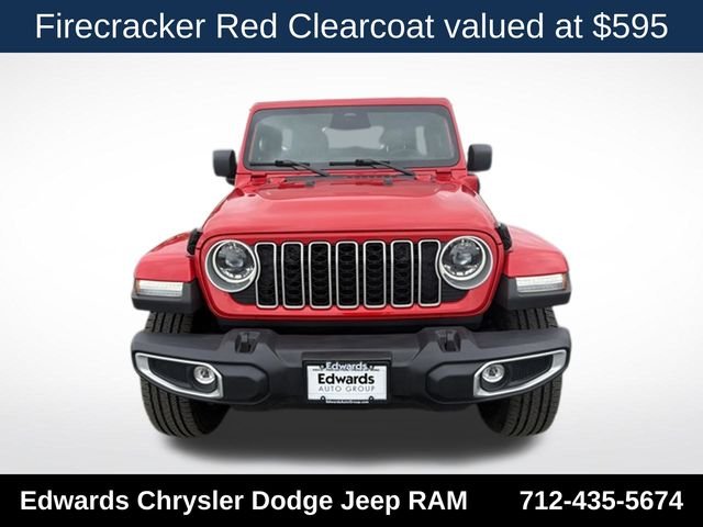 Used 2025 Red Jeep Sahara 4xe image 2