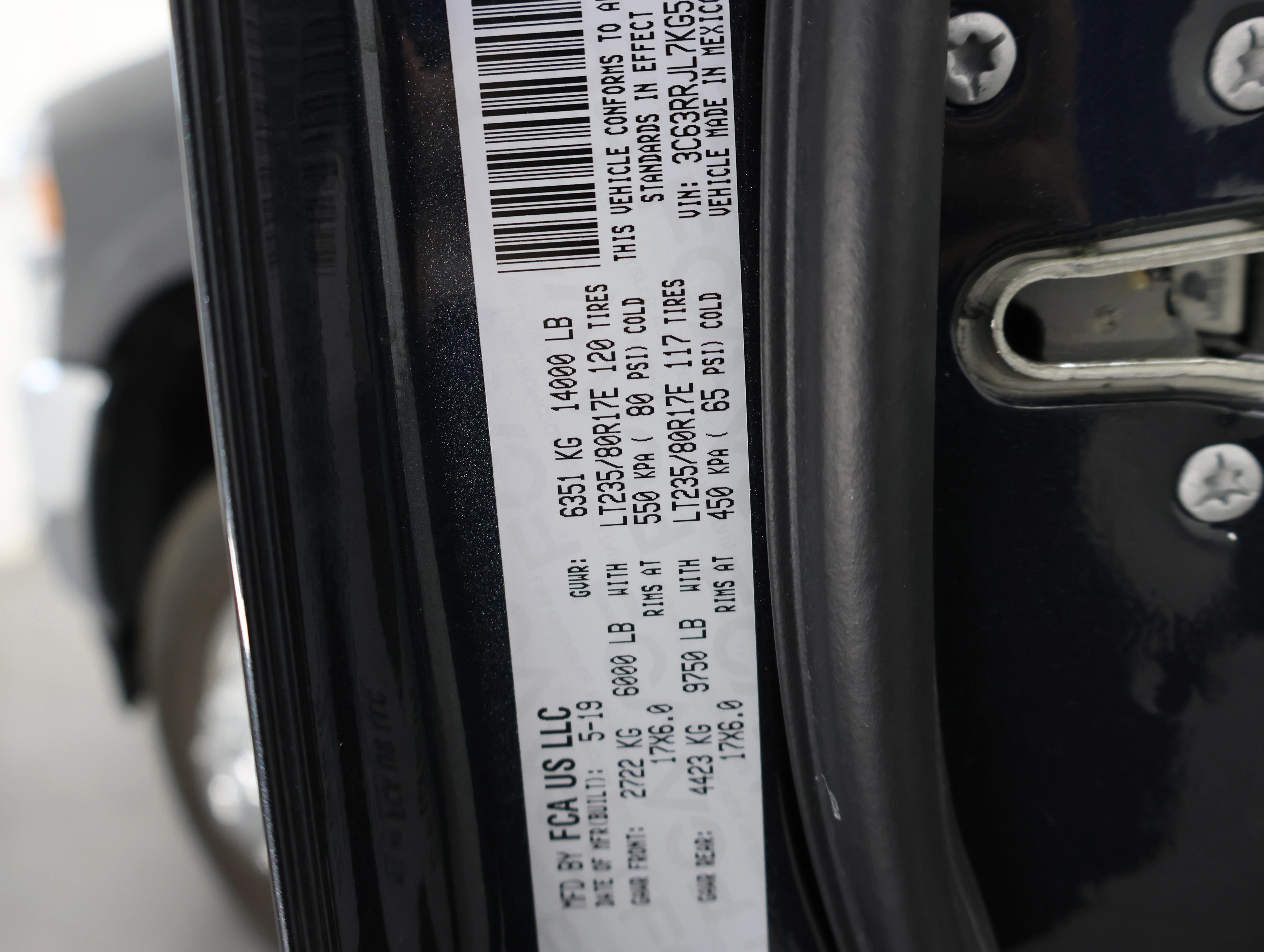 Used 2019 Maximum Steel Metallic Clearcoat Ram Laramie image 67