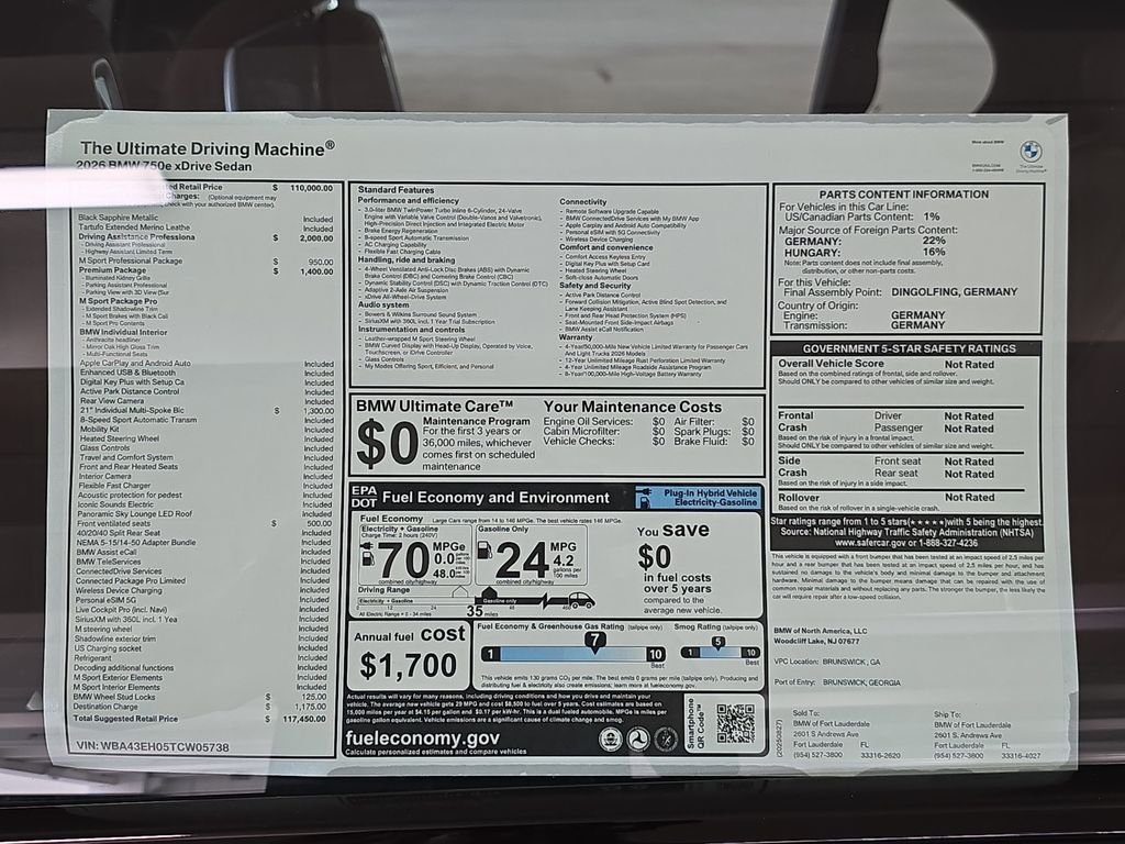 2026 BMW 7 Series 750e - Photo 23