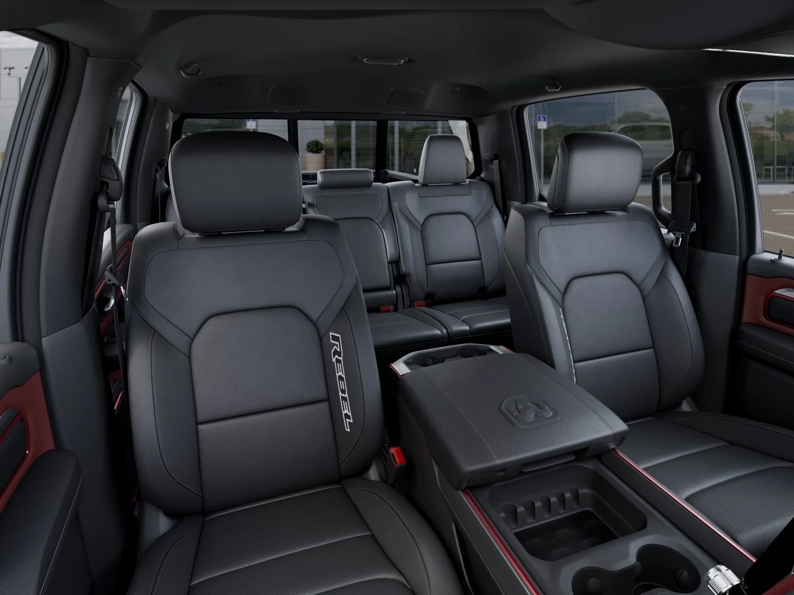 New 2026 Diamond Black Crystal Pearl-Coat Exterior Paint RAM Rebel image 42