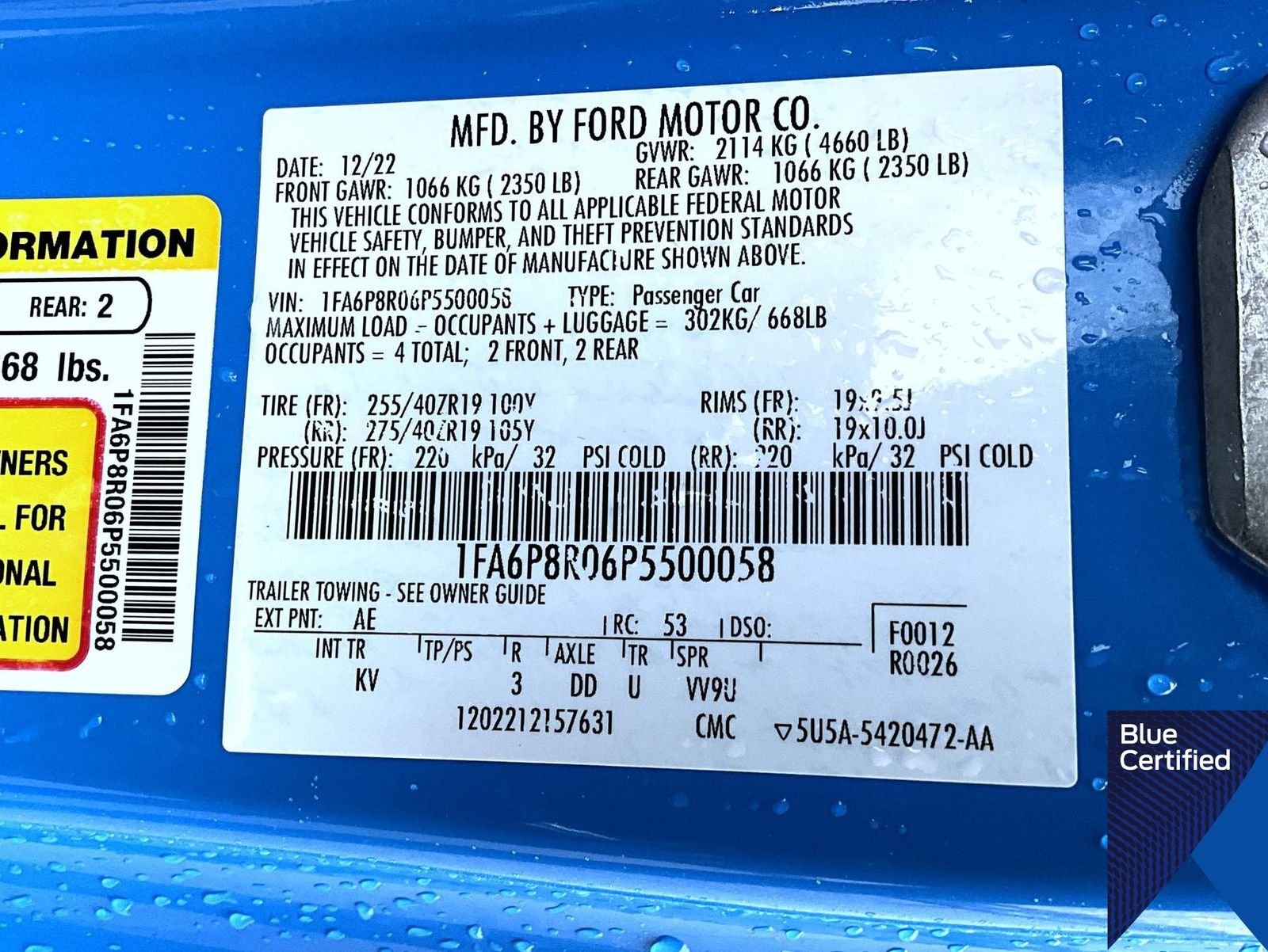 Certified Used 2023 Grabber Blue Ford Mach 1 image 26