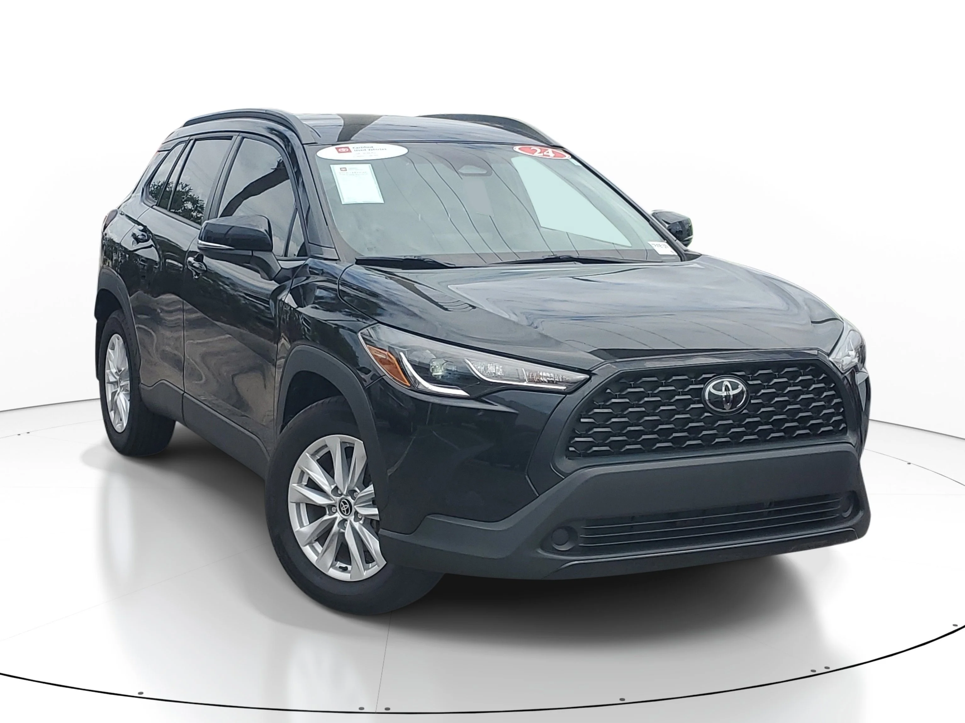 Used 2024 Jet Black Toyota LE image 1