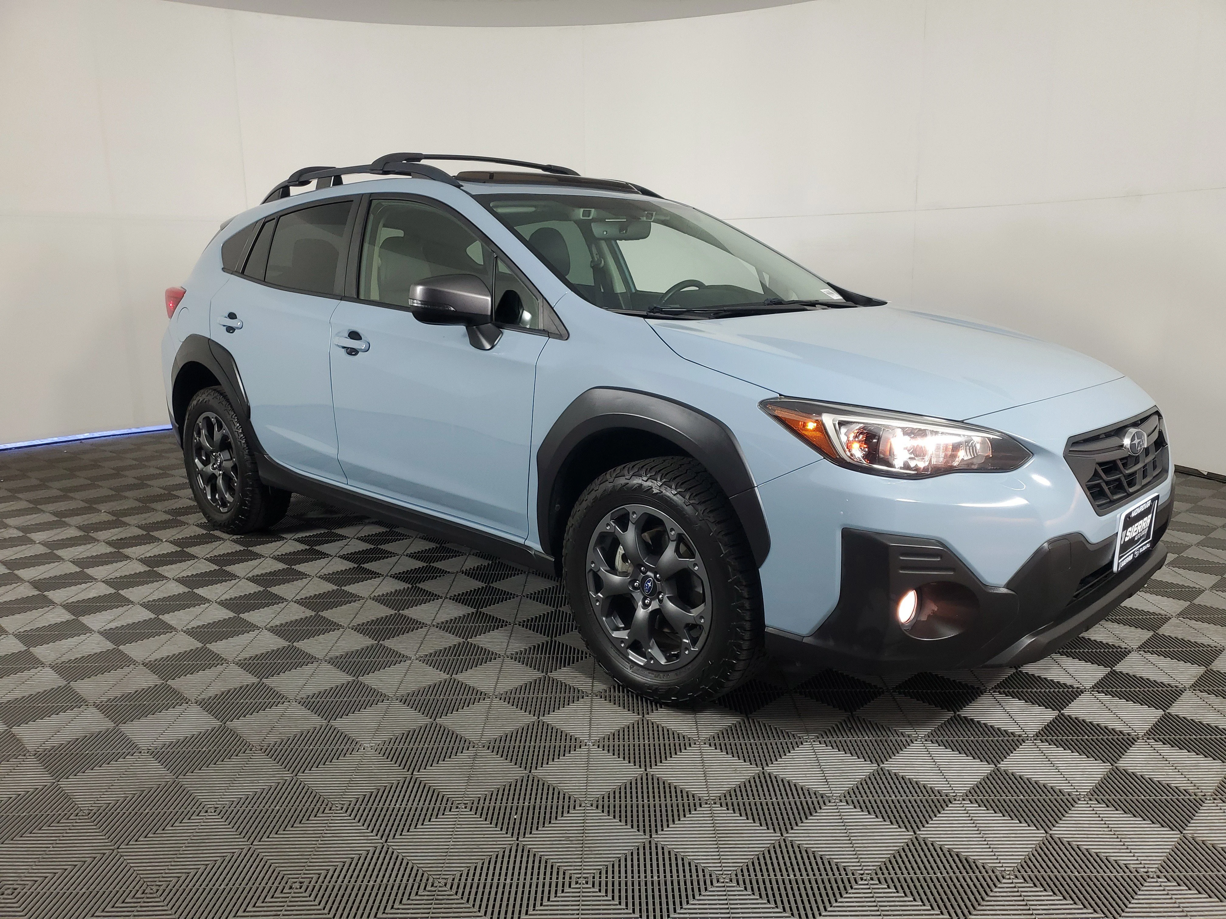 Used 2021 Cool Gray Khaki Subaru Sport image 2