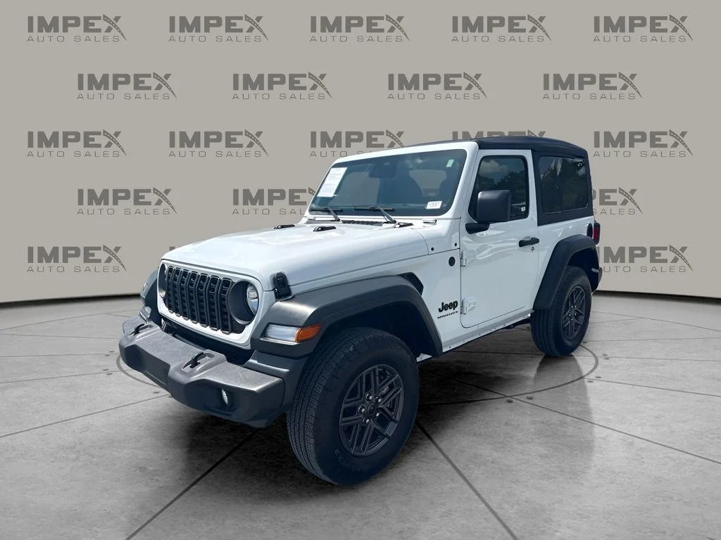 Used 2025 White Jeep Sport S image 1