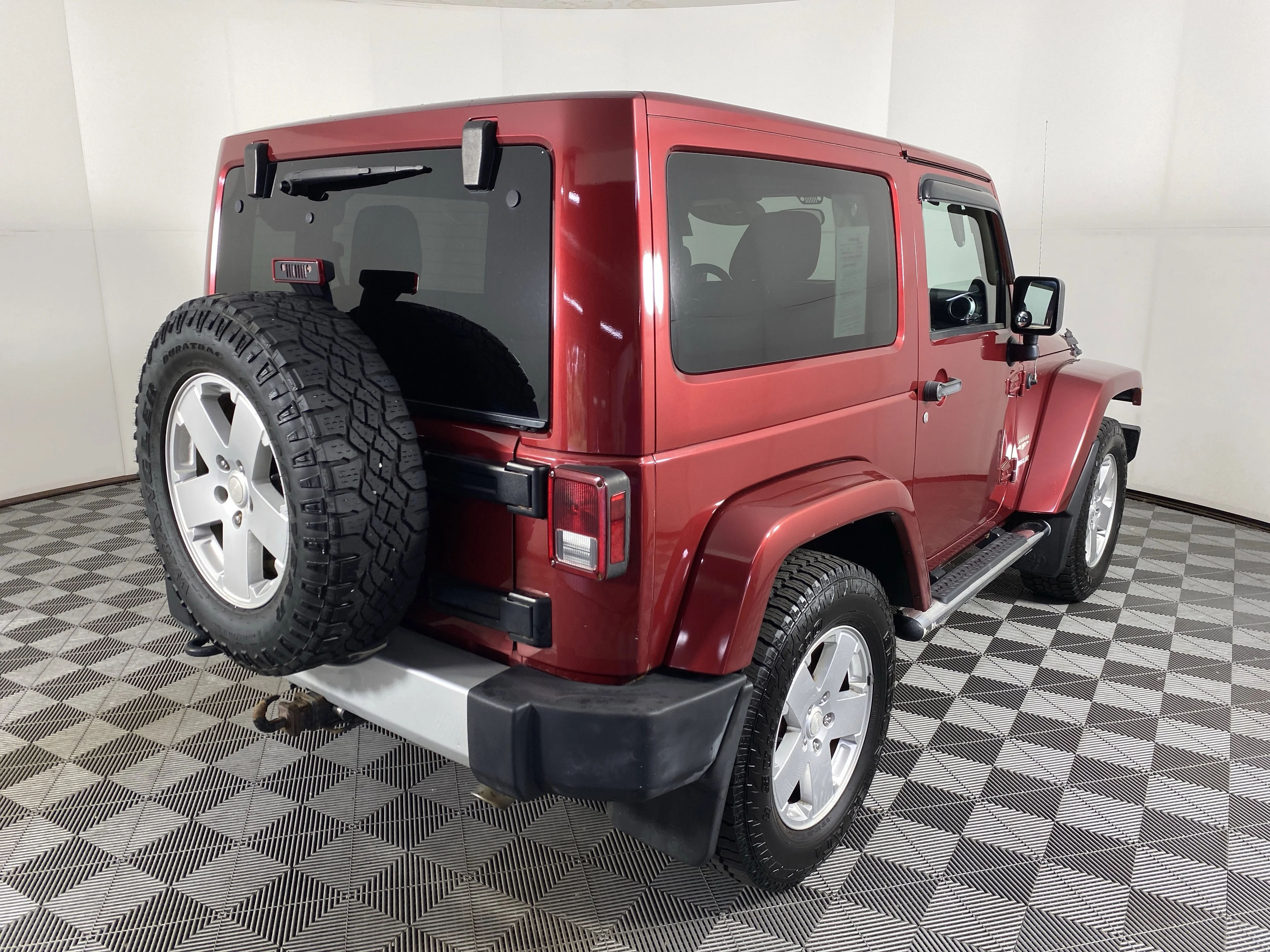 Used 2012 Deep Cherry Red Crystal Pearl Jeep Sahara image 6
