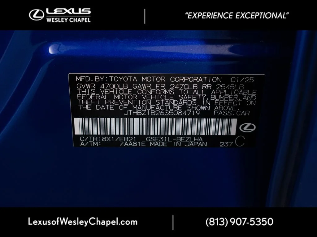 Used 2025 Blue Lexus 350 F SPORT Design image 25