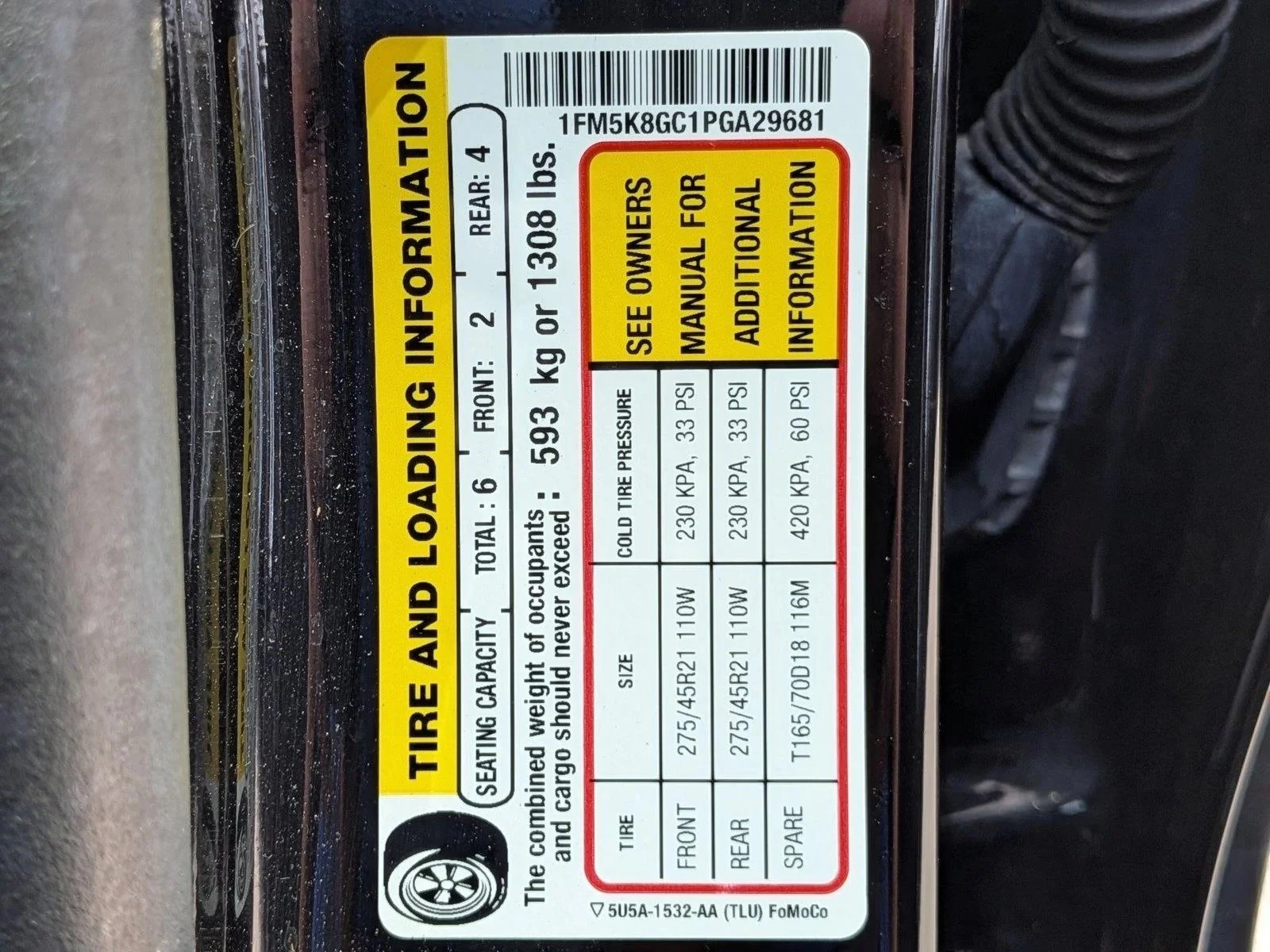 Used 2023 Agate Black Metallic Ford ST image 19