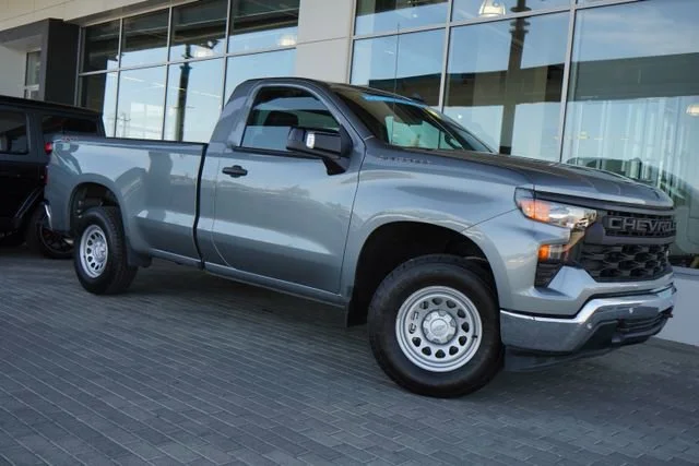 Used 2026 Sterling Gray Metallic Chevrolet WT image 1