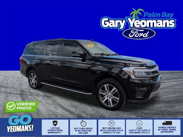 Certified Used 2023 Black Metallic Ford XLT image 1