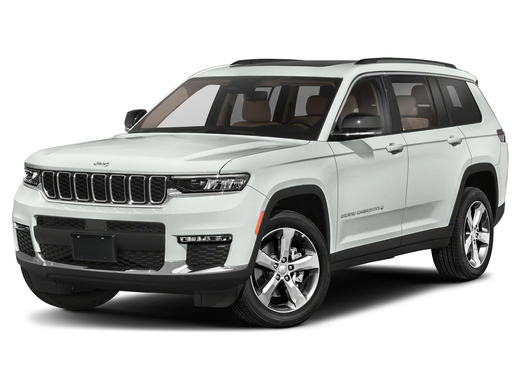 Used 2021 Bright White Clearcoat Jeep Limited image 1