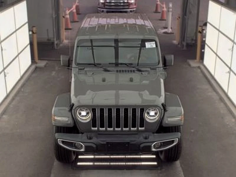 Used 2021 Jeep Wrangler Unlimited Sahara 4XE with VIN 1C4JJXP65MW860080 for sale in Inglewood, CA