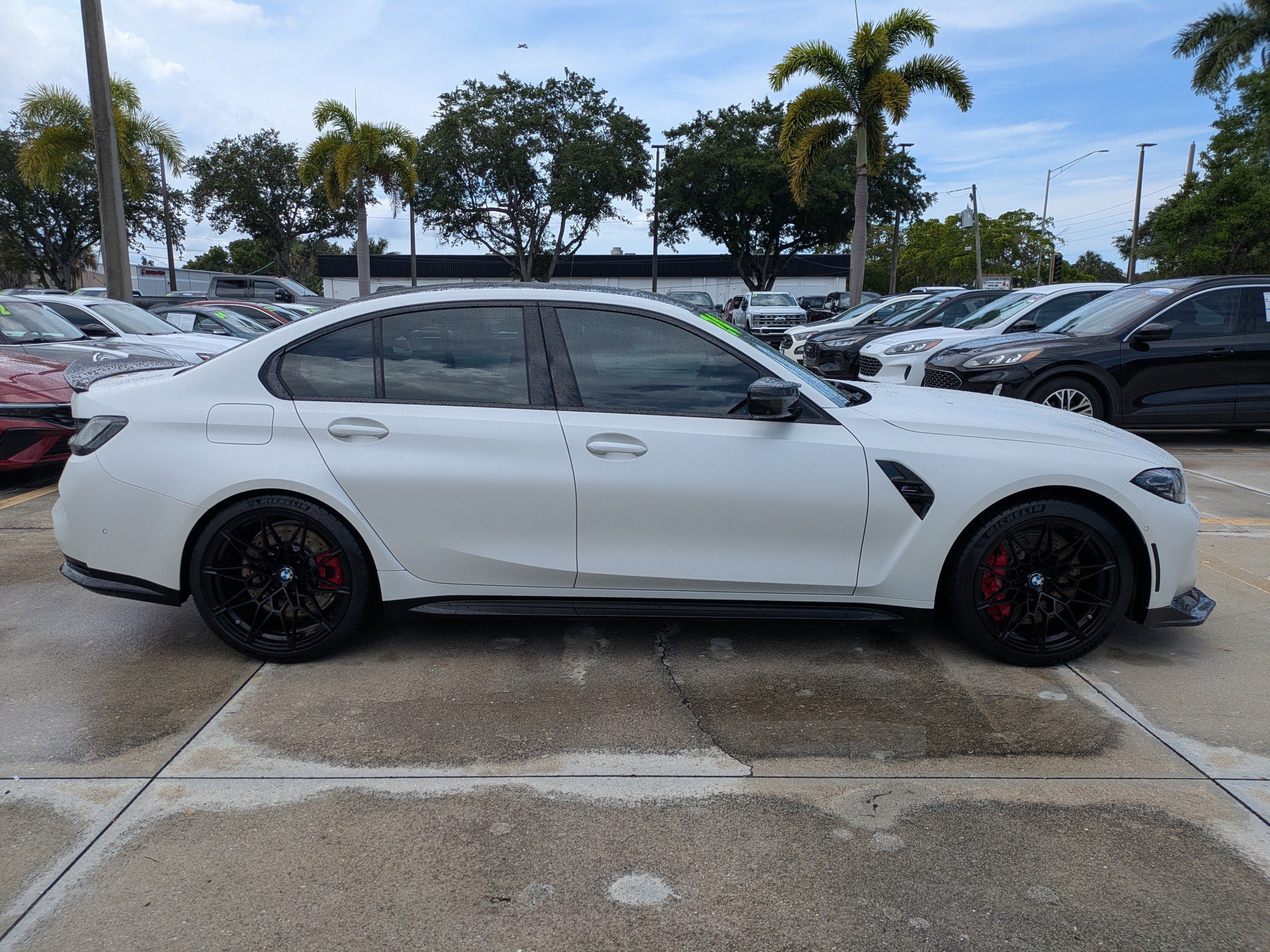 Used 2024 Frozen Solid White BMW Competition xDrive image 3