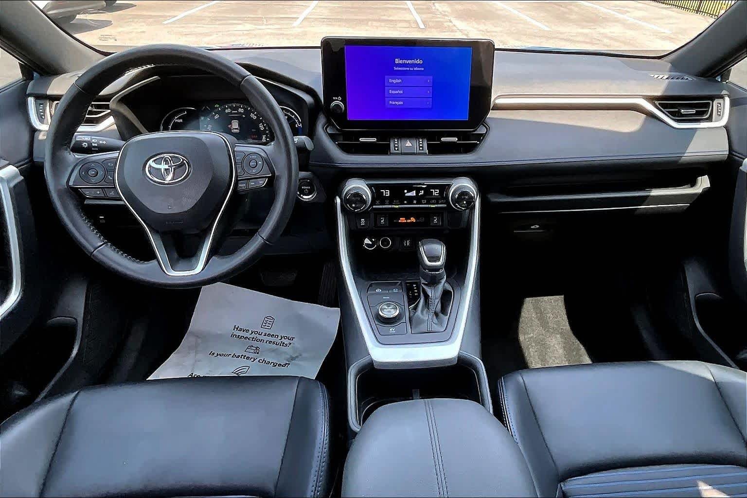 Used 2024 Cavalry Blue/Midnight Black Metallic Toyota Hybrid XSE image 16