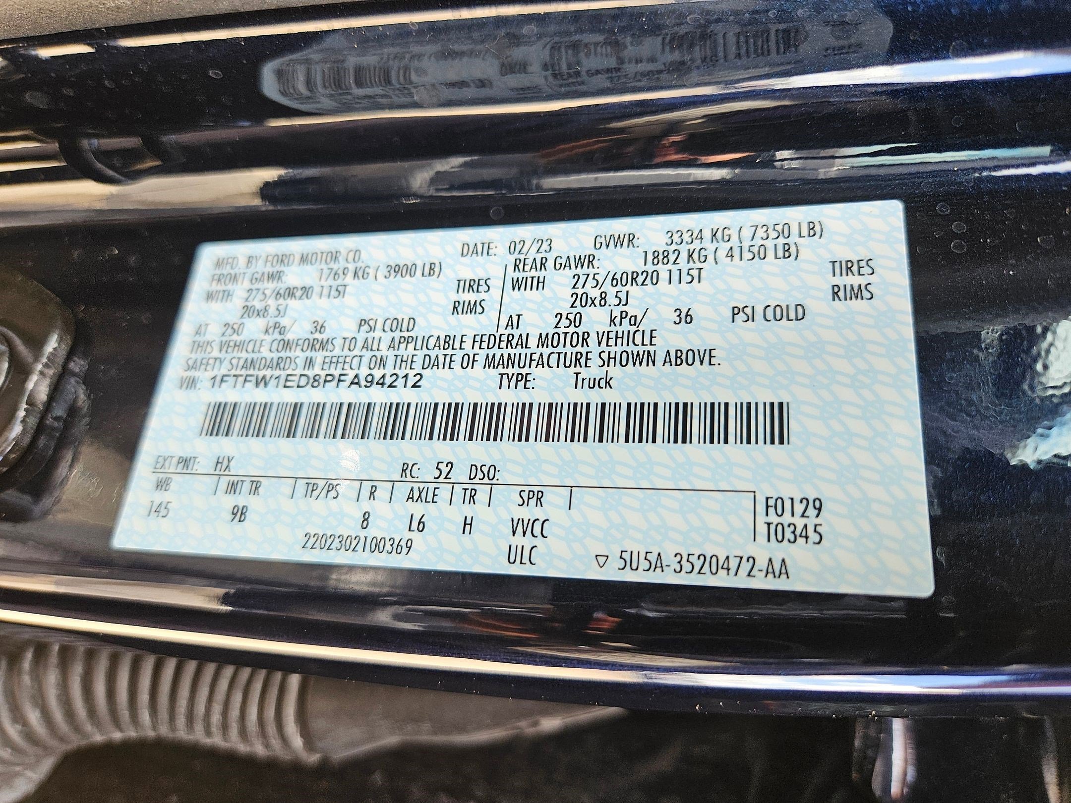 Used 2023 Blue Ford Platinum image 33