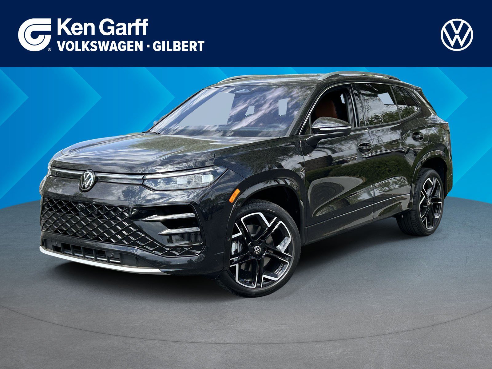 New 2026 Deep Black Pearl Volkswagen SEL R-Line Turbo image 1