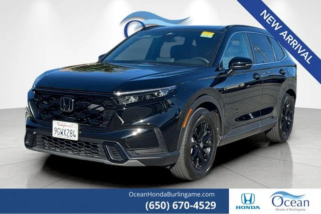 Certified Used 2023 Crystal Black Pearl Honda Sport image 1